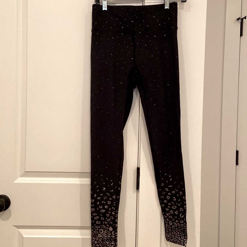 Peach cheetah leggings
